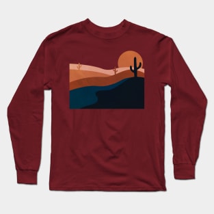 Sunset in desert 3 Long Sleeve T-Shirt